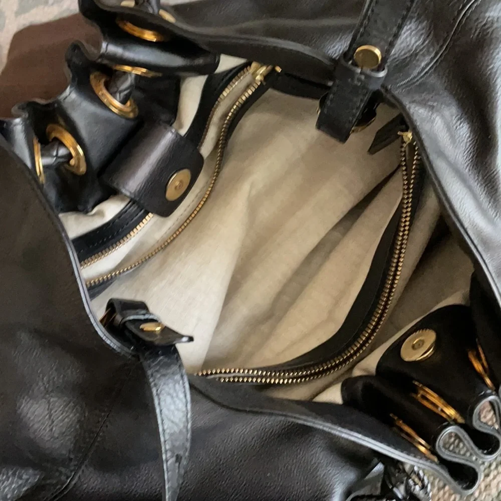 Michael Kors Collection Handbag in Black Leather - Picture 11 of 17